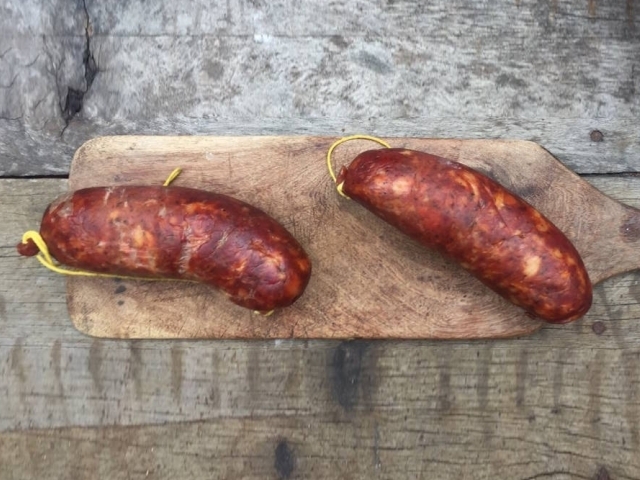 chorizo colorado bien rico